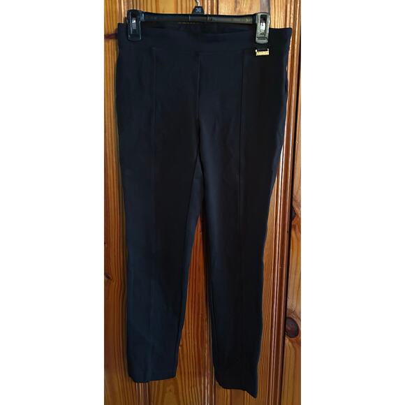 Calvin Klein Black Power Hold Stretch Ankle Pants - Small - Picture 1 of 3